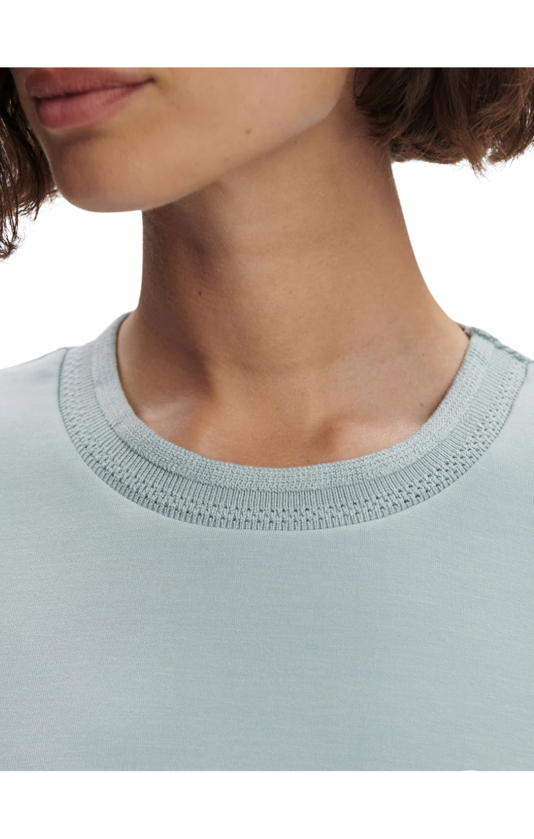 varley shea crop tank sleeveless doublesoft activewear crewneck blue gray ether blue