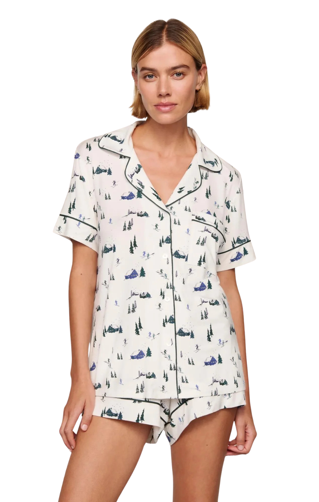 Gisele Printed Relax Short Pj Set