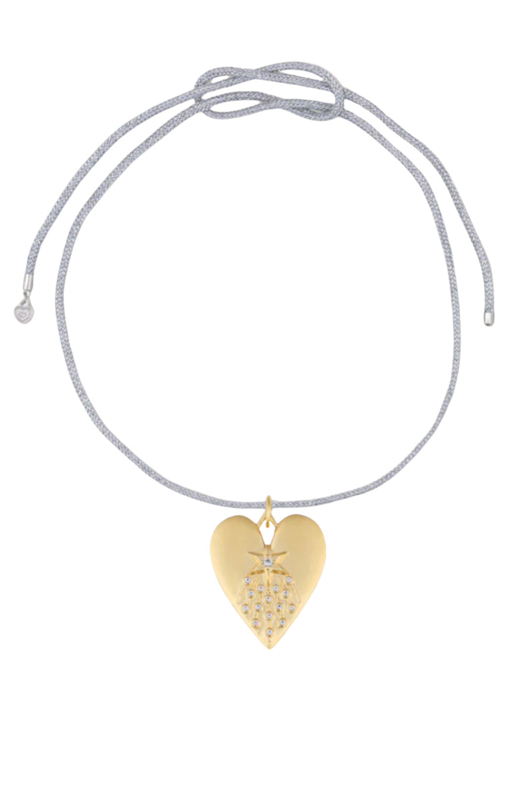 Halley's Heart on Silver Lurex