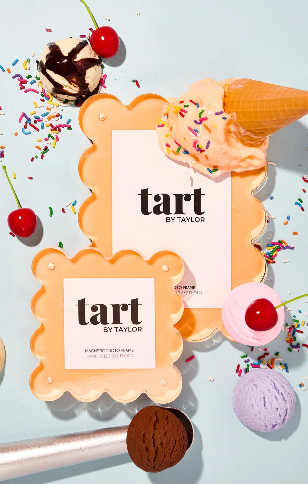 Orange Sherbet Acrylic Picture Frame