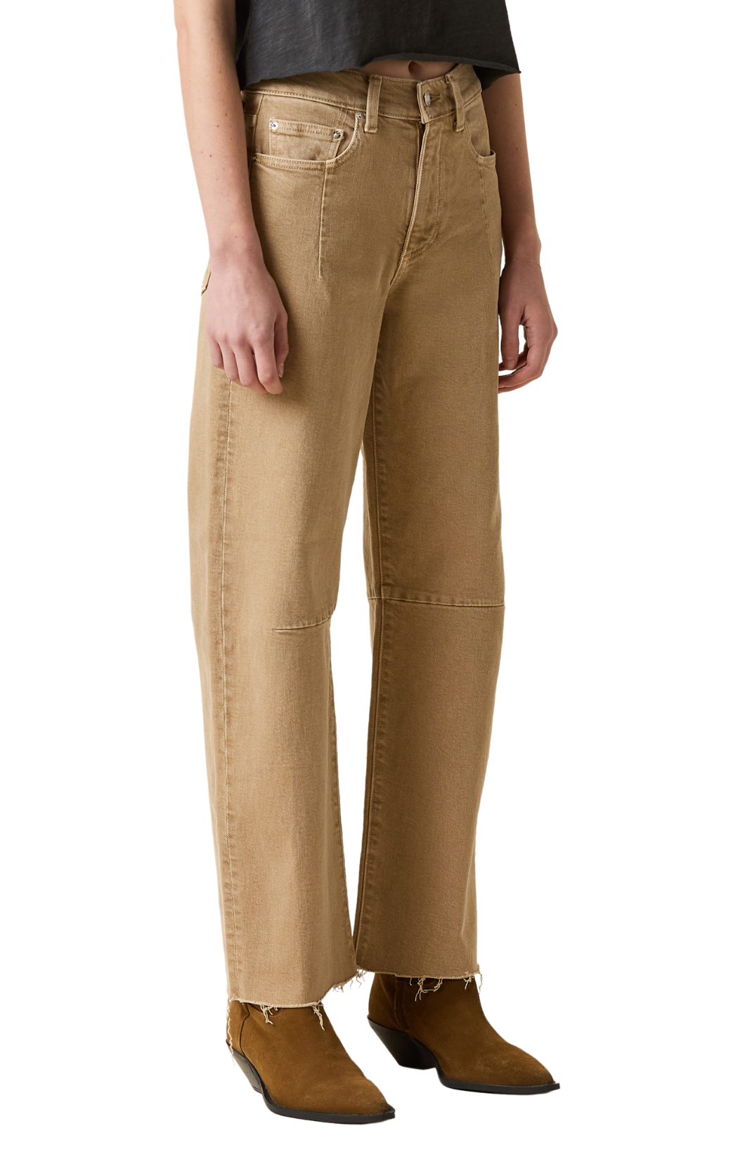 Pixie Ankle Fray-Mid Rise