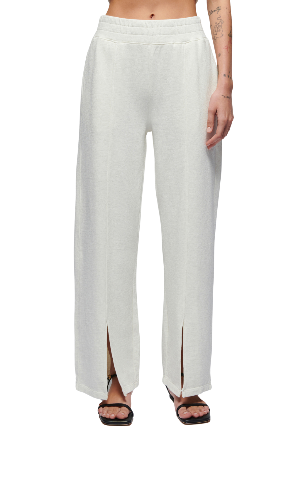 Lincoln Front Slit Knit Pant