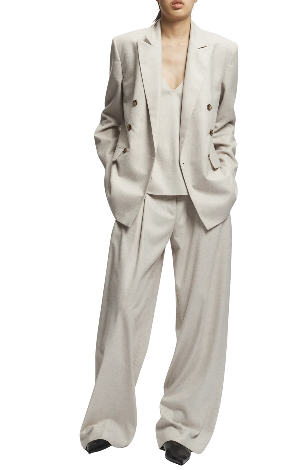 Nevin Mid-Waisted Ultra-Soft Trouser