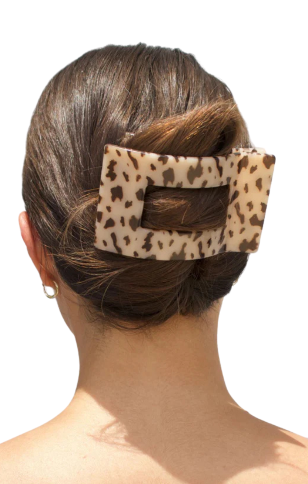 Large Flat Rectangle Hair Clip