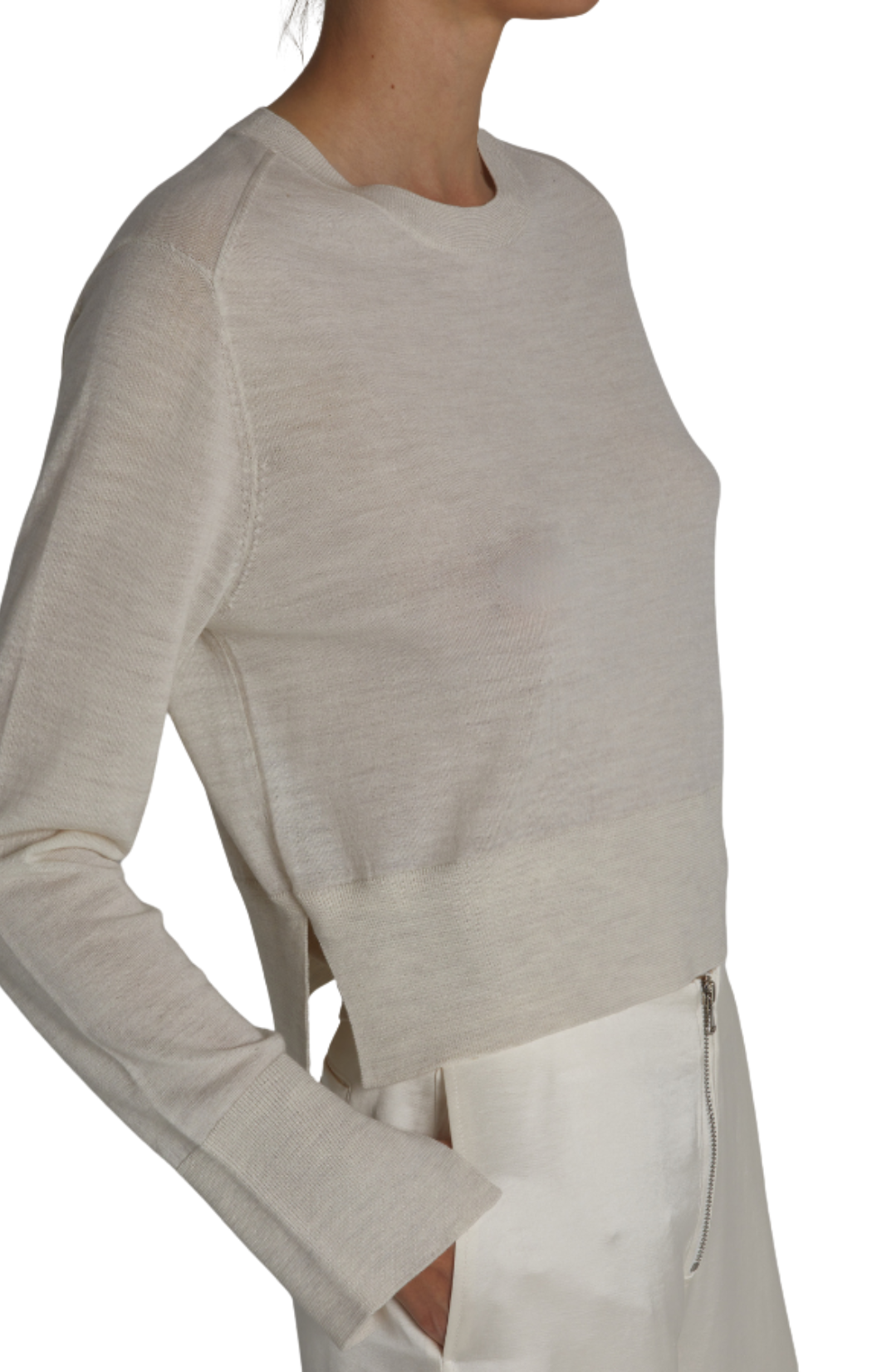 Elodie Layered Crewneck Knit