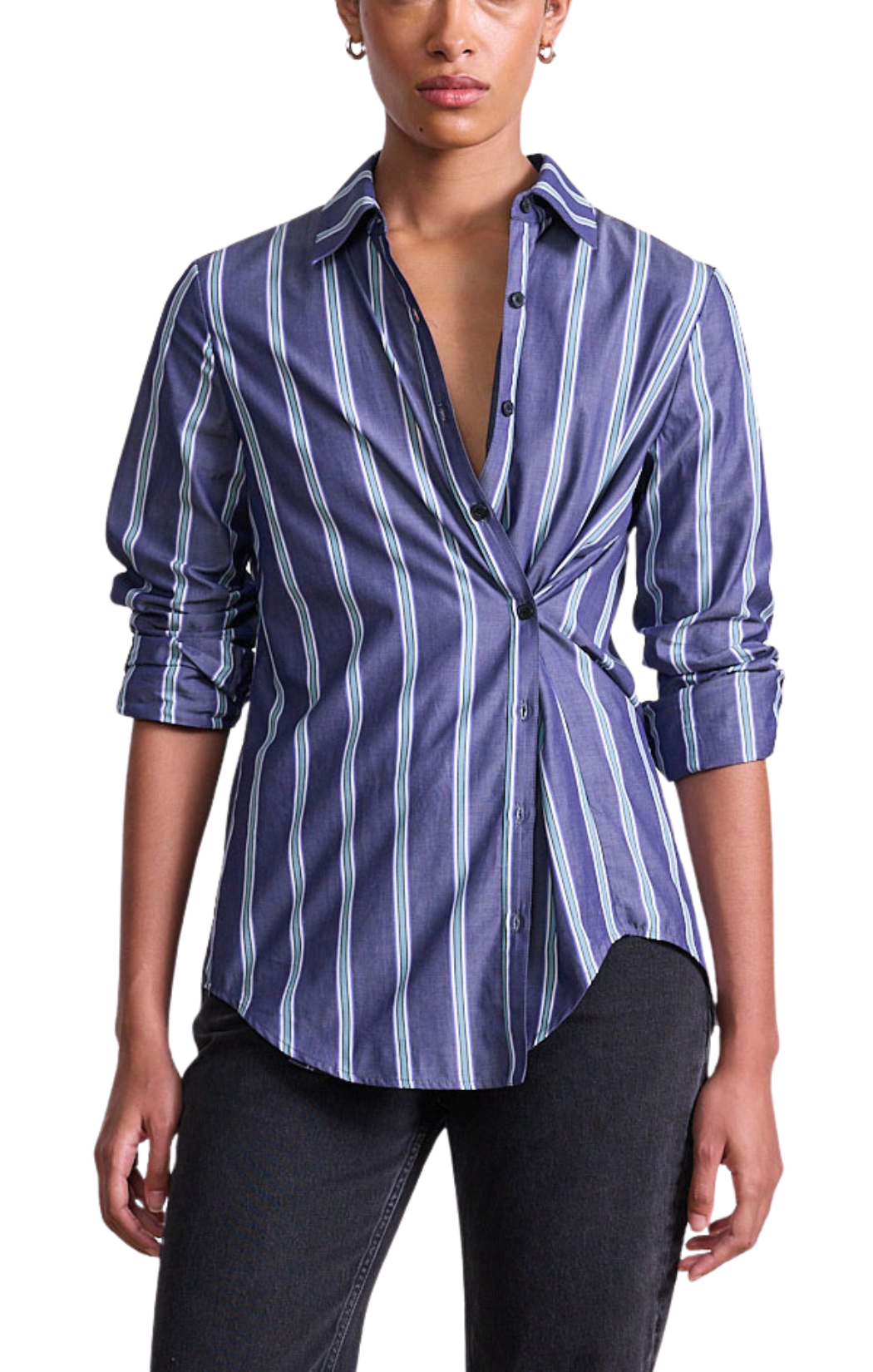 Sodi Wrap Button Up