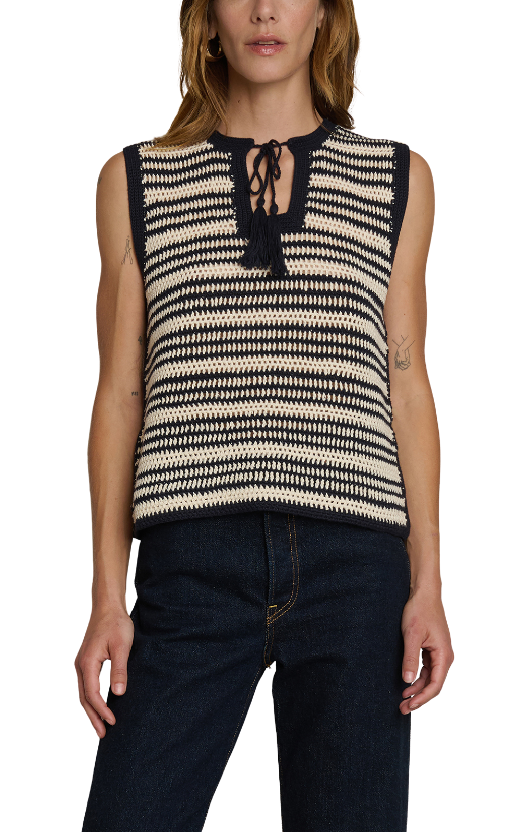 Priscilla Crochet Tank