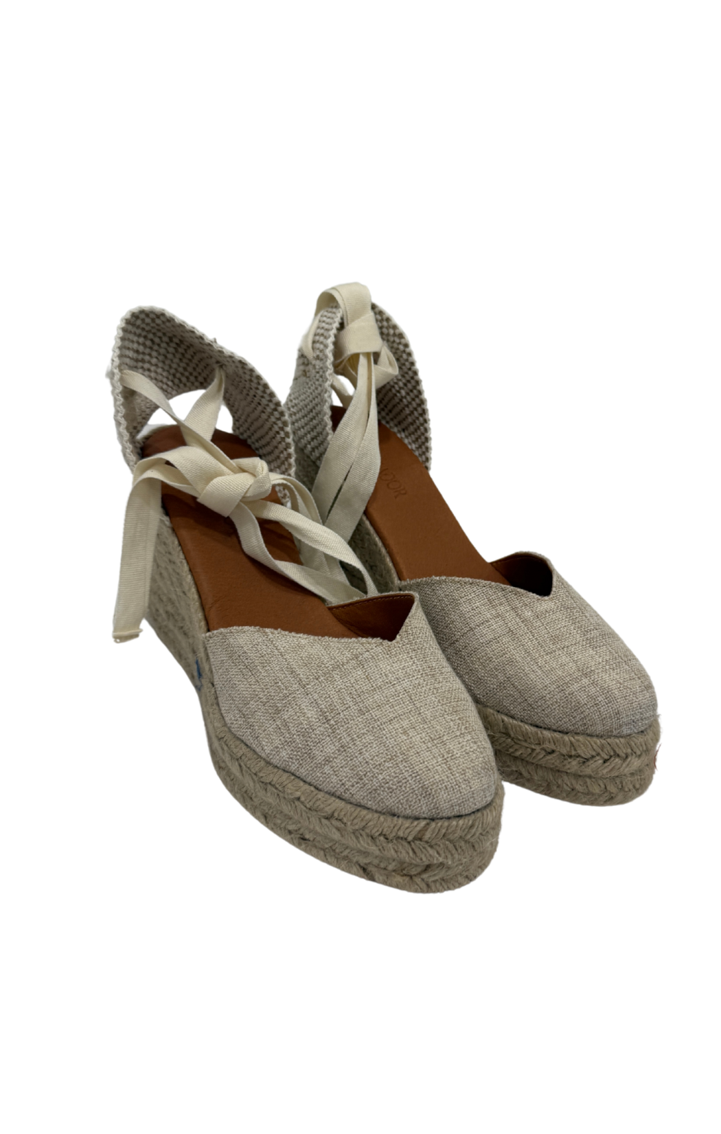 le mogador bali espadrille wedge sandal closed toe ankle wrap