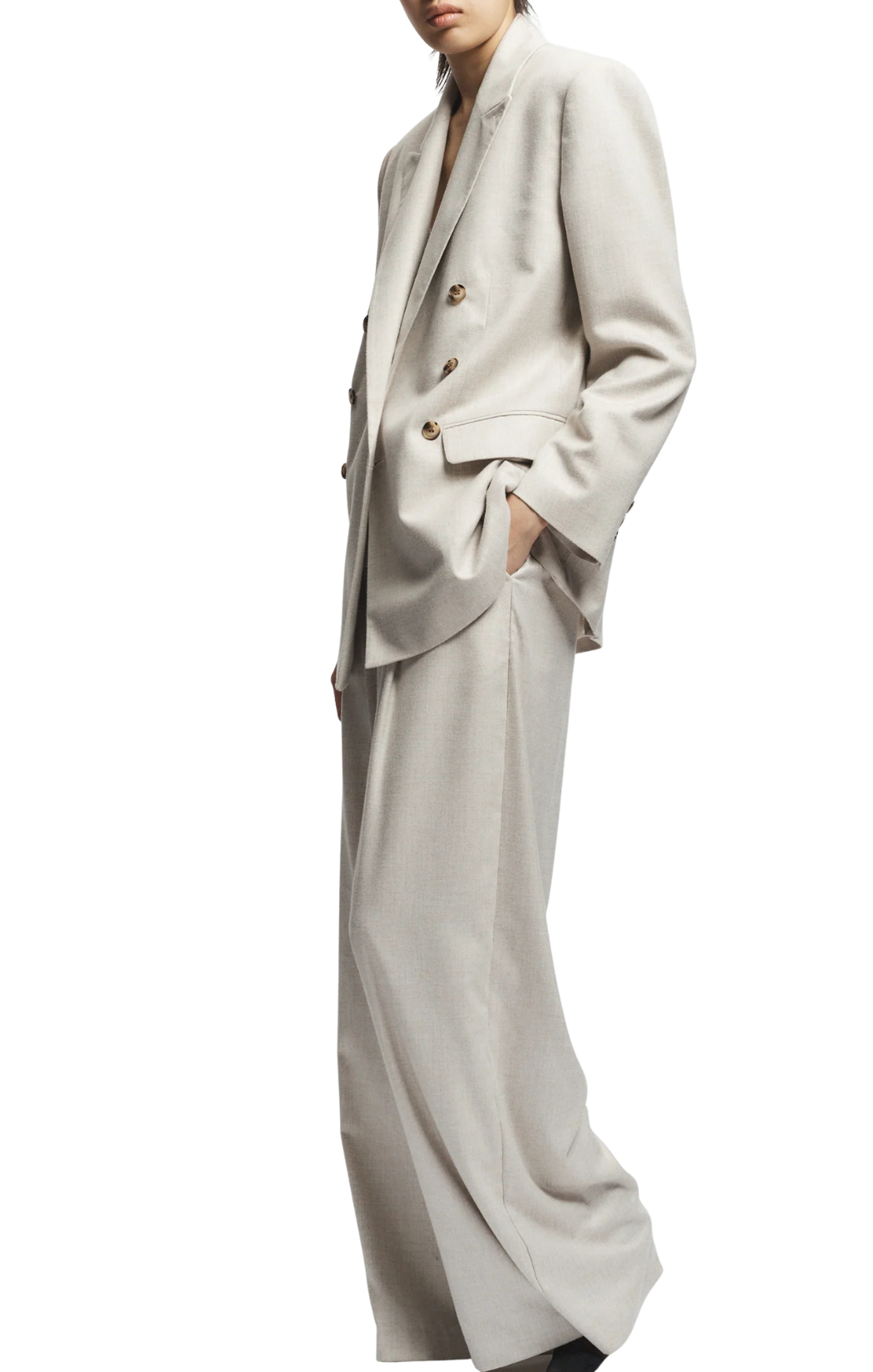 Nevin Mid-Waisted Ultra-Soft Trouser