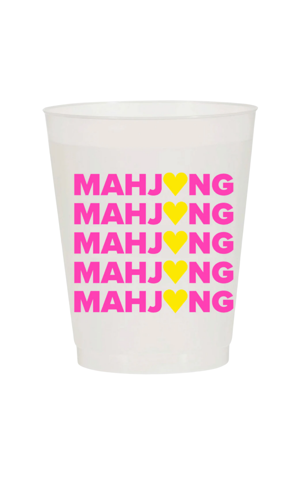 Mahjong Heart X 5 Frost Flex Cups