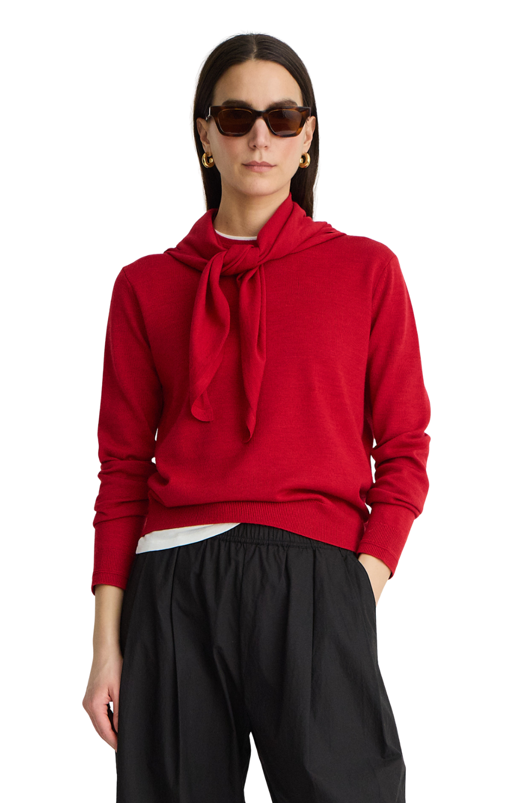 Drippy Scarf Top