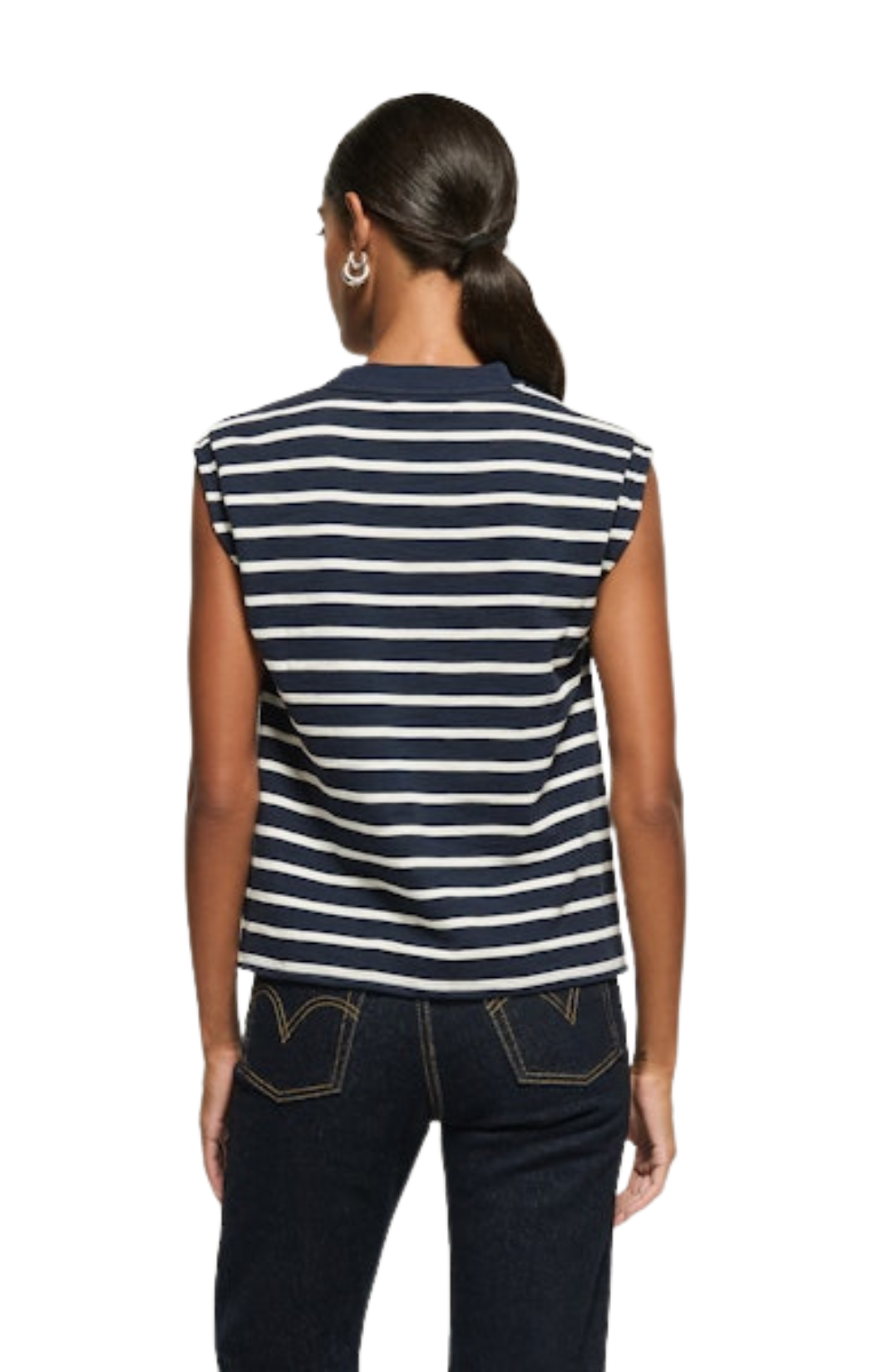 Marina Muscle Tee W/ Shoulder