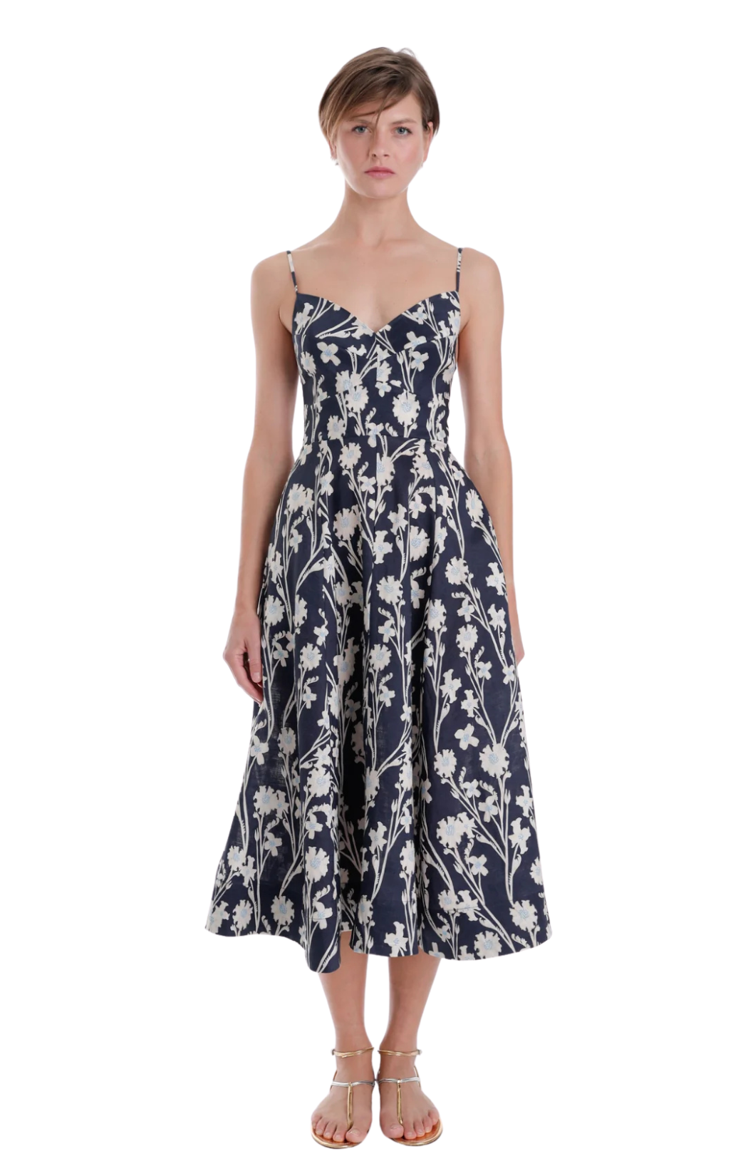 Winona Print Midi Dress