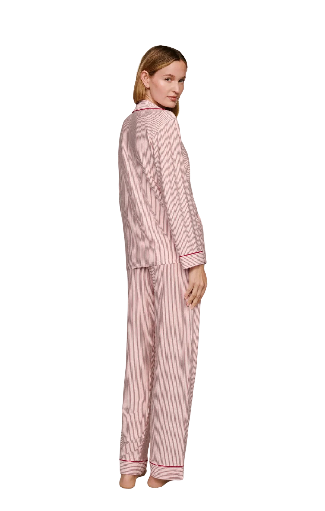 Gisele Printed Long PJ Set Ribbon