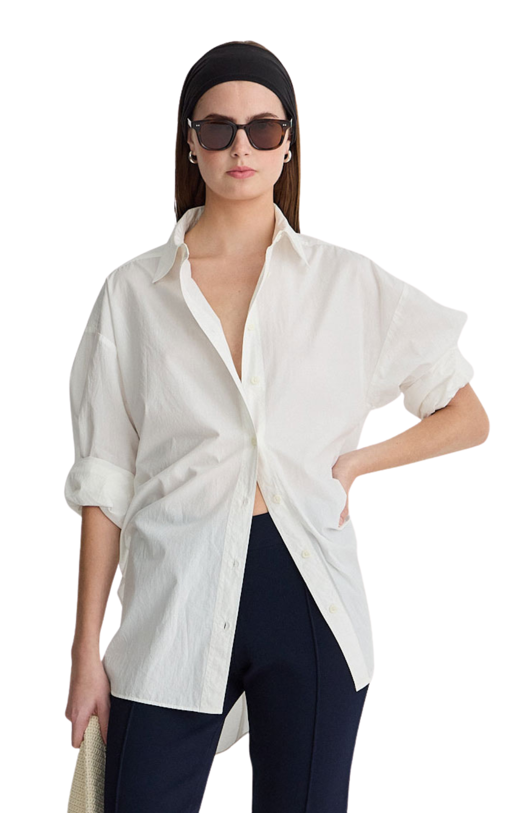 Color: Cream
Material: 100% Organic Cotton
Button-front closure
Collared neckline
Long sleeves
Apiece Apart