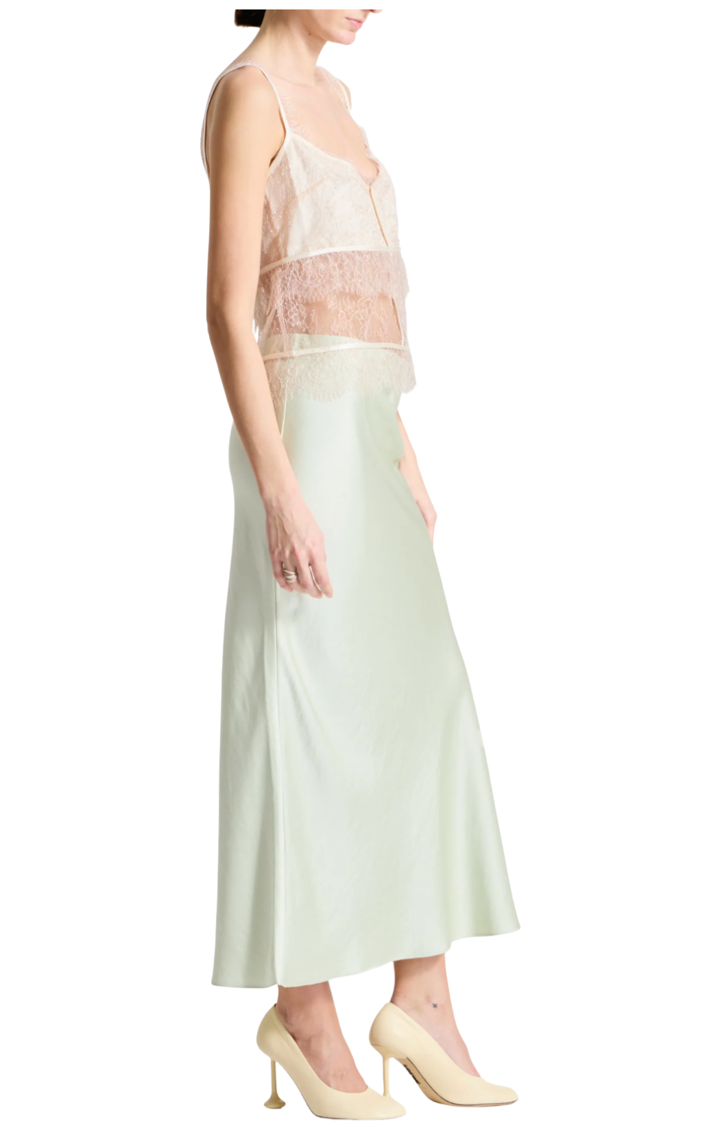 Talia Charmeuse Maxi Skirt