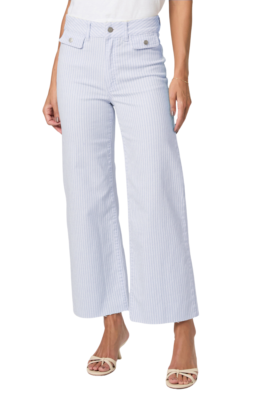 Anessa With Rounded Flap + Welt Pockets + Raw Hem