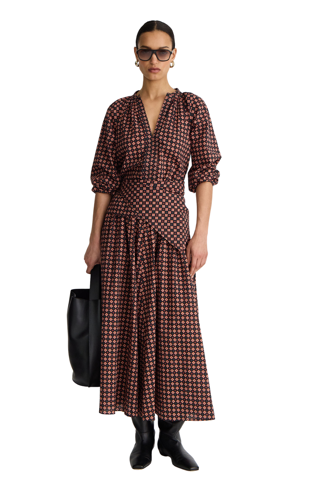 Hannie Tie Maxi Skirt