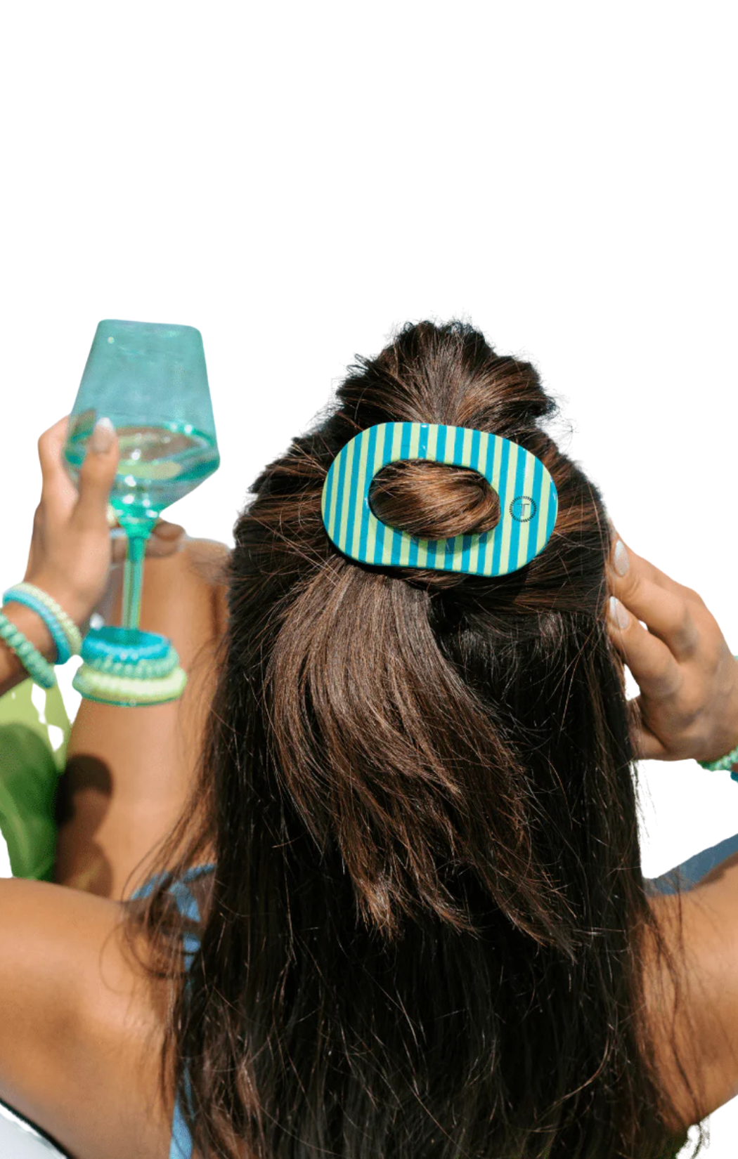 Flat Round Cabana Cutie Medium Hair Clip
