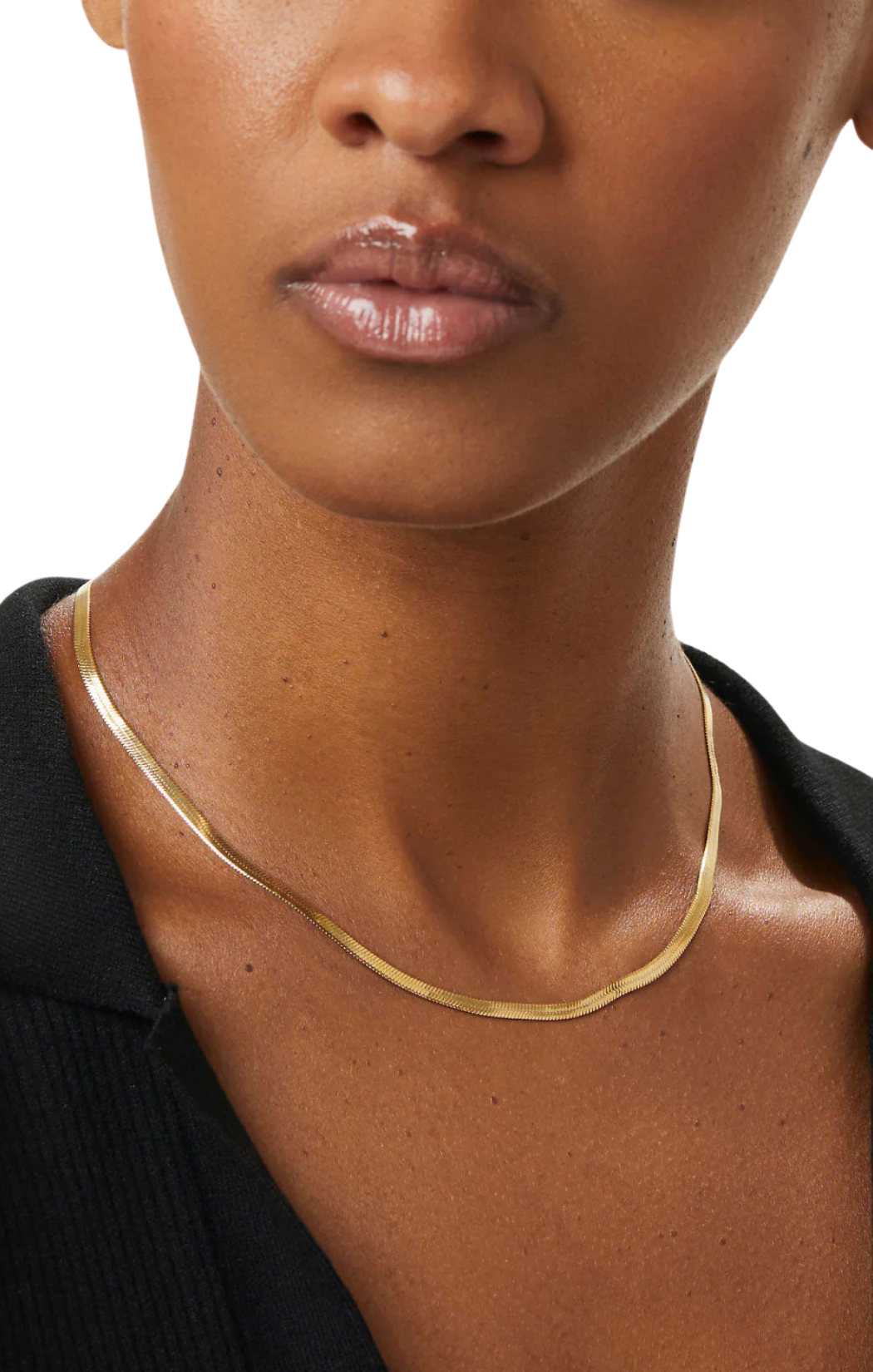 Ina Herringbone Chain Necklace