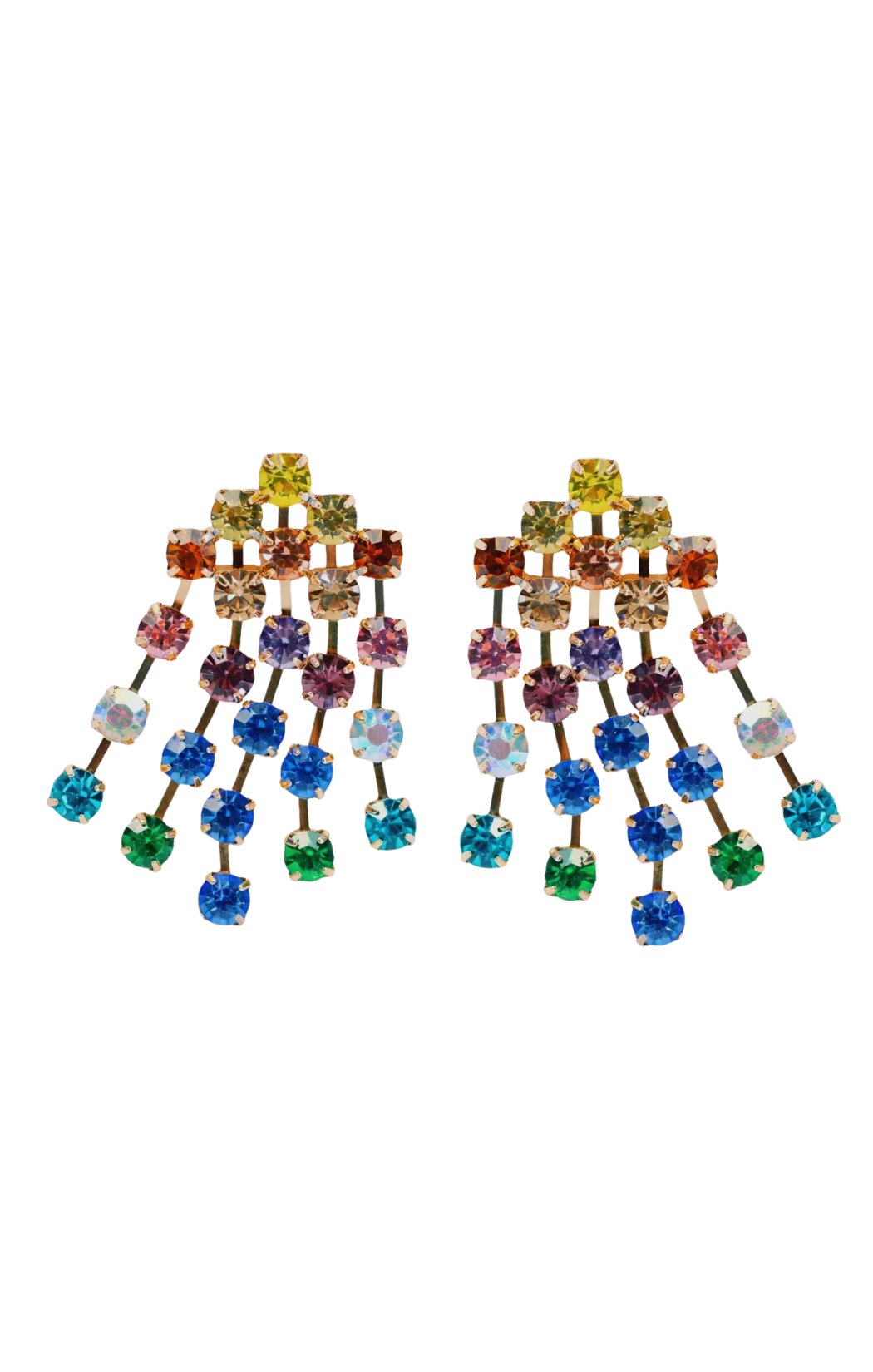 Rainbow Tassel Earring