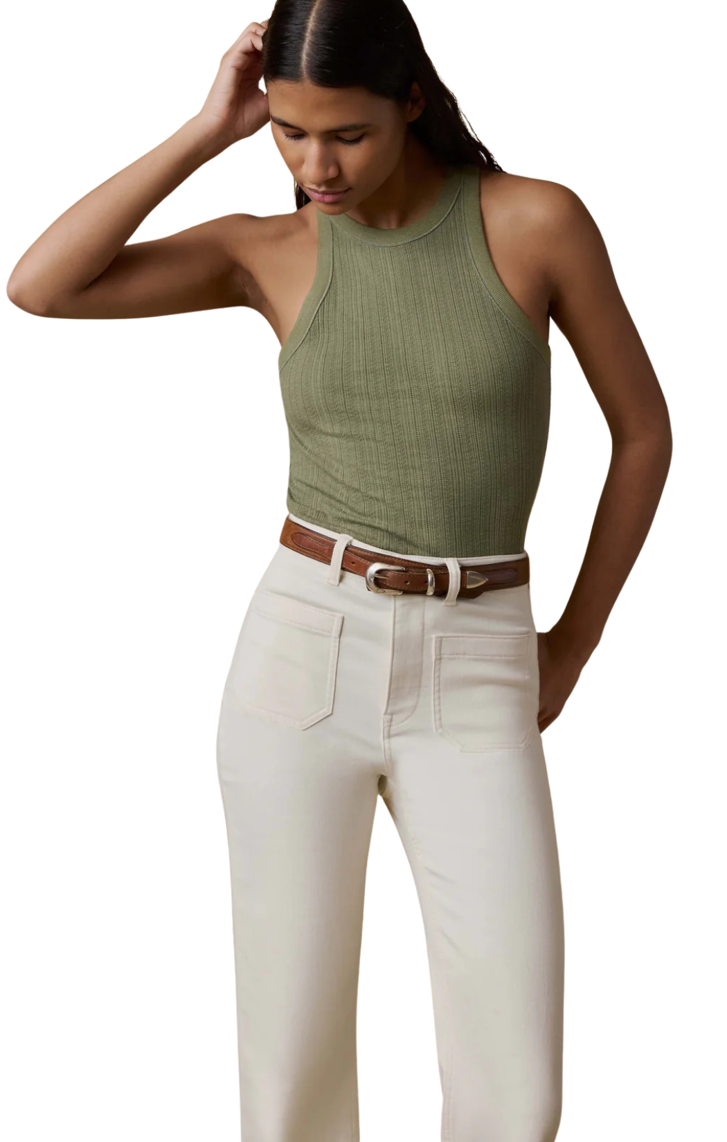 Paradise Pointelle Tank