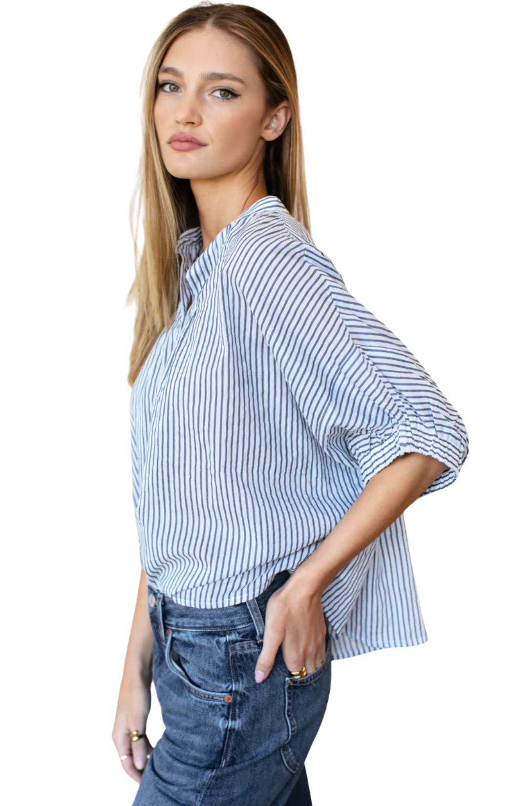 Mandarin Collar Top