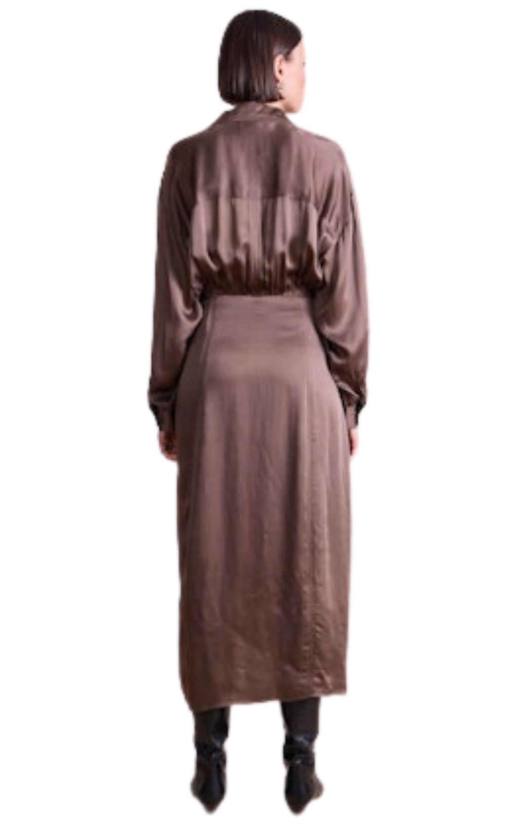 Alessandra Sarong Shirt Dress