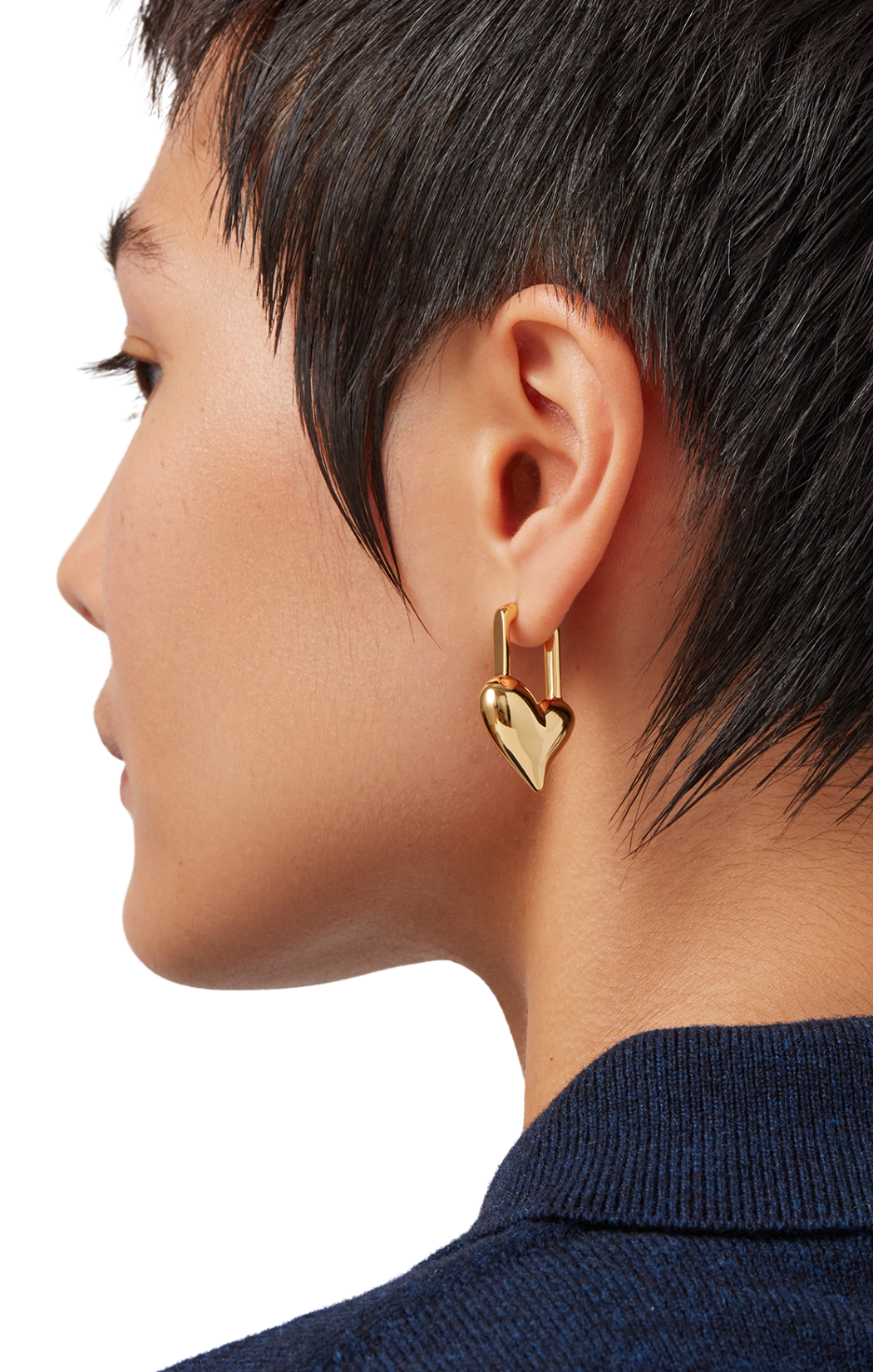 Padlock Heart Earrings