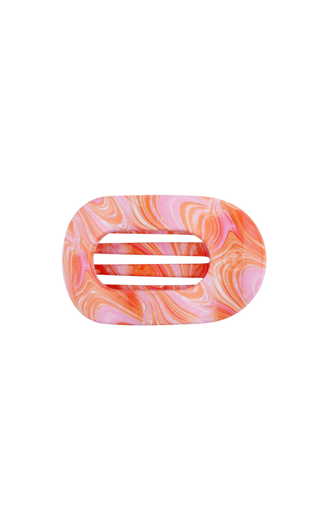Flat Round Just Keep Swimming Medium Hair Clip