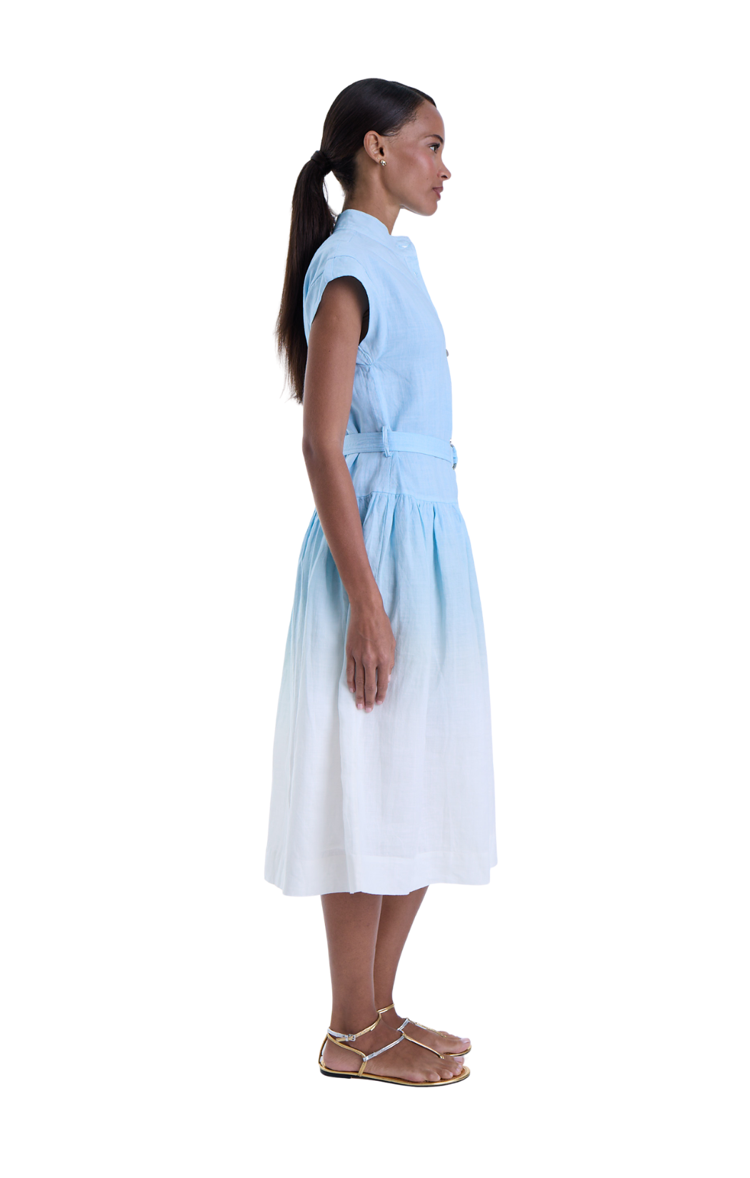 Zelie Ombre Midi Dress