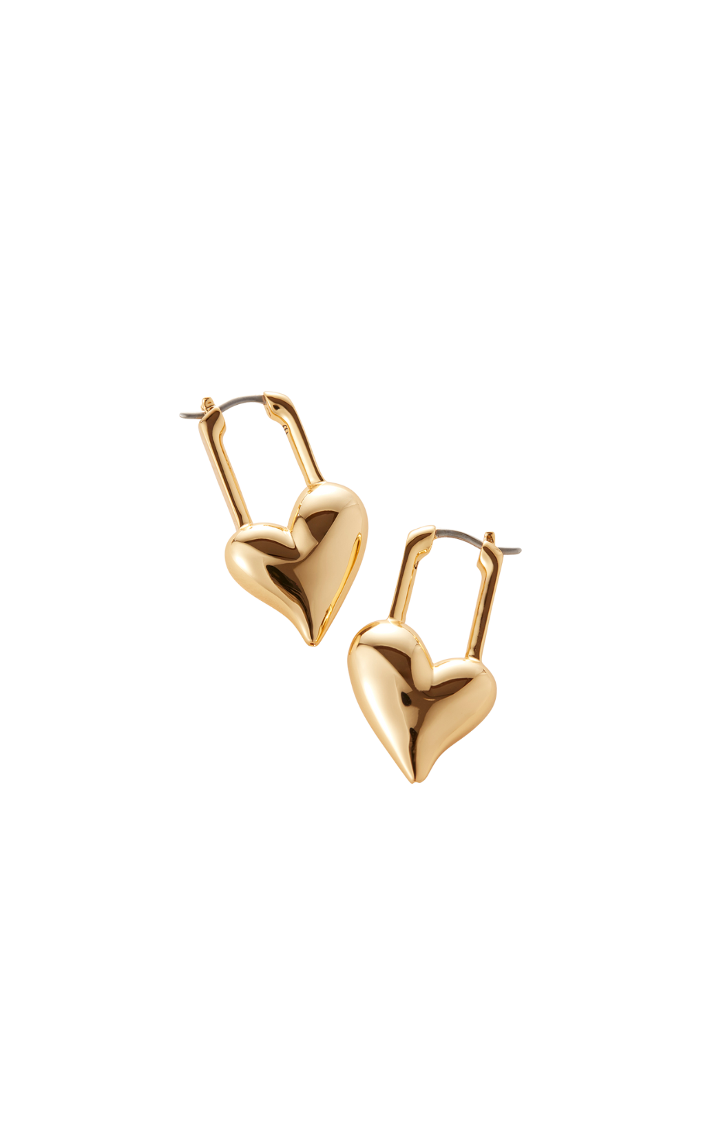 Padlock Heart Earrings