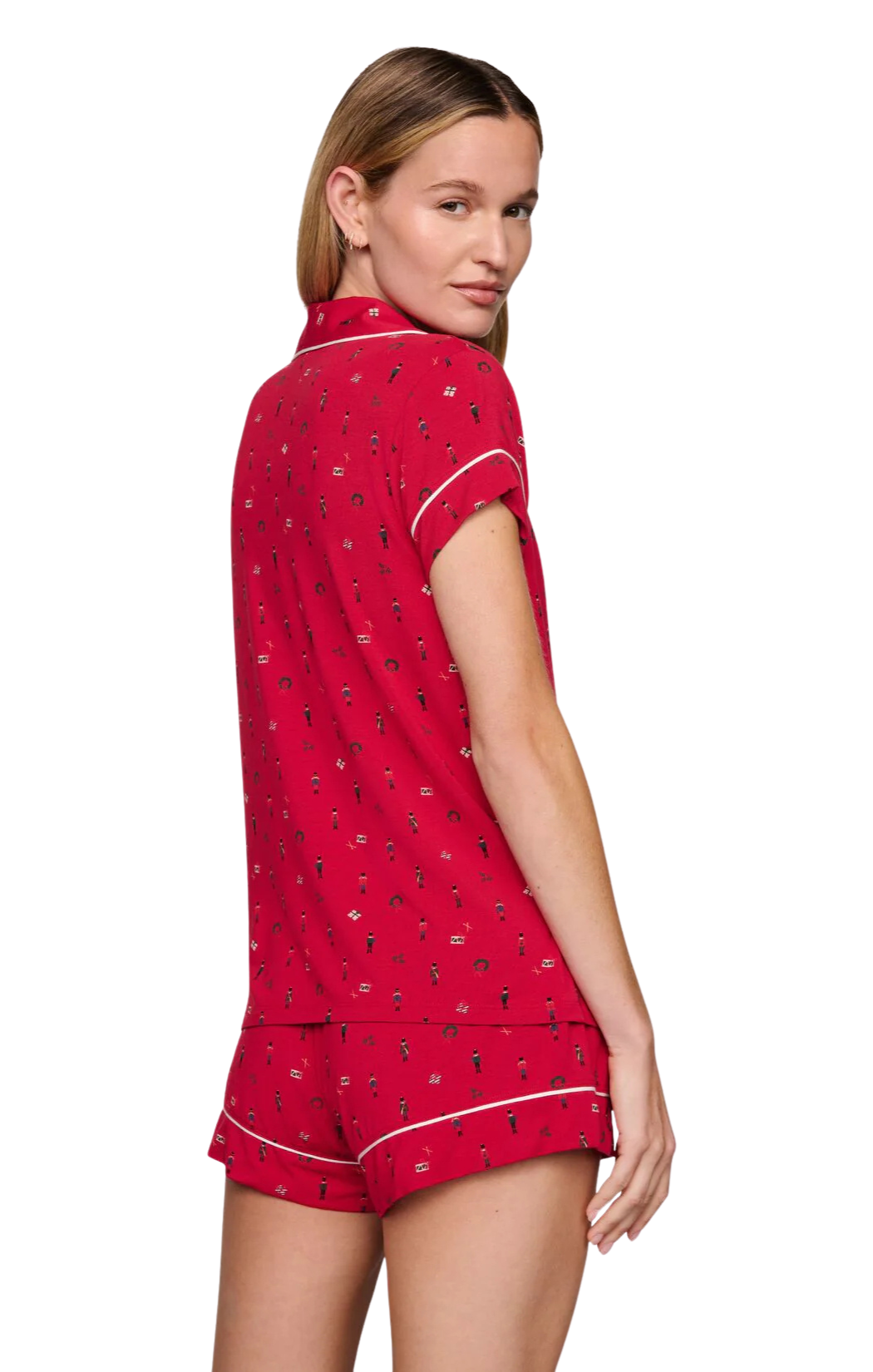 Gisele Printed Shortie PJ Set