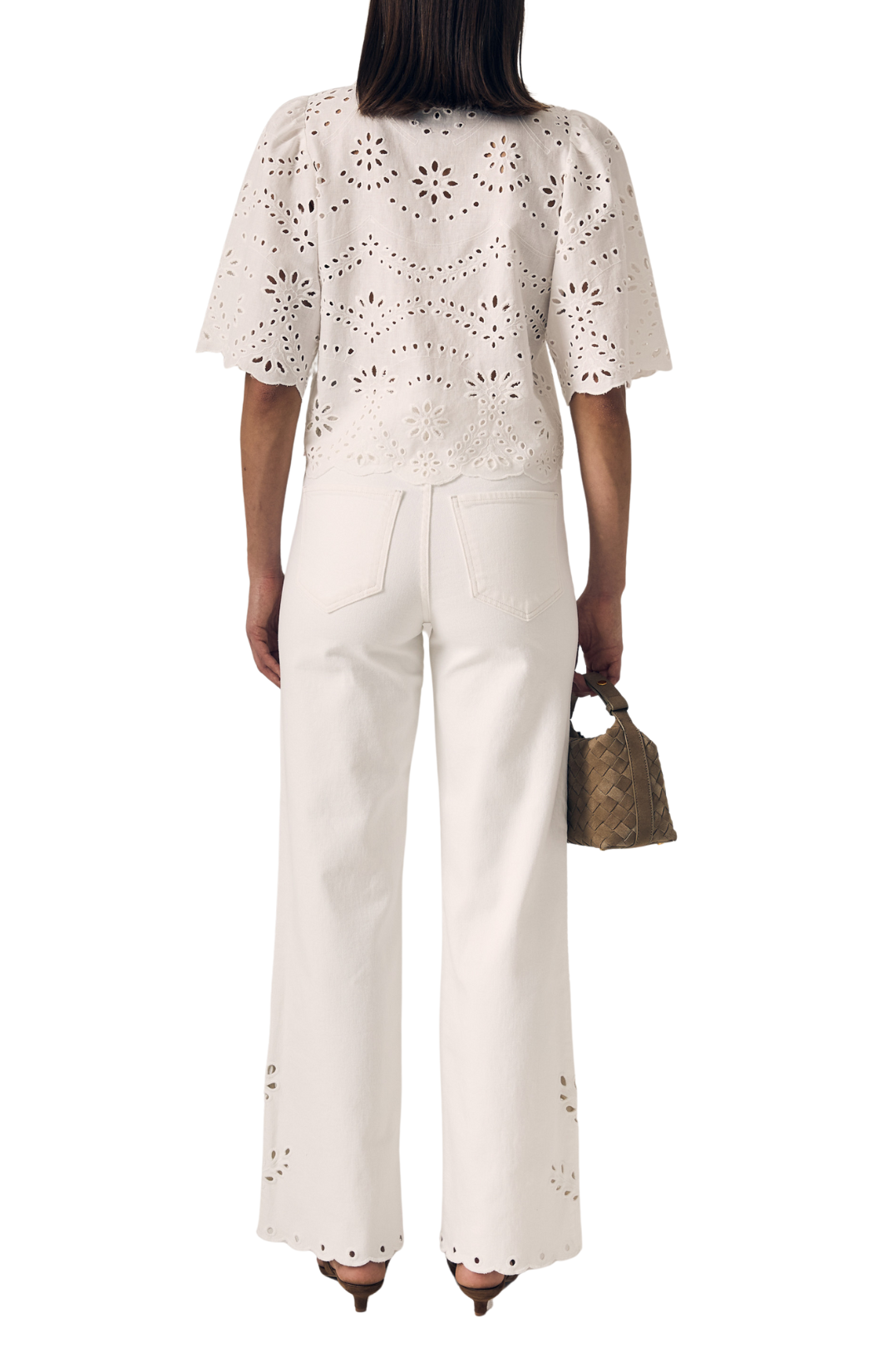 Column Eyelet Jean