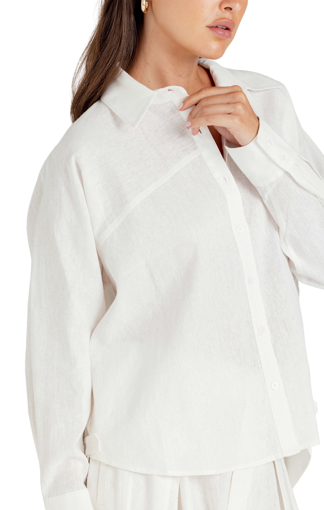 Solid Linen Adora Shirt