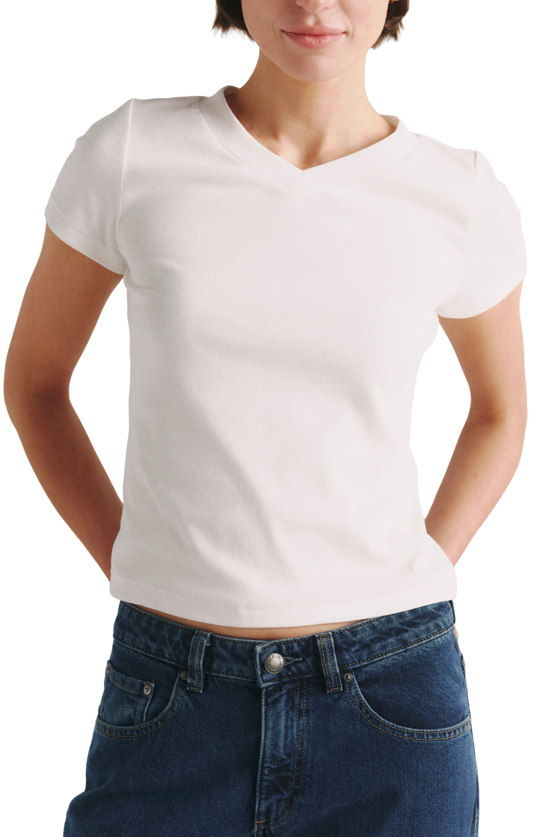 Shrunken Tee V-Neck