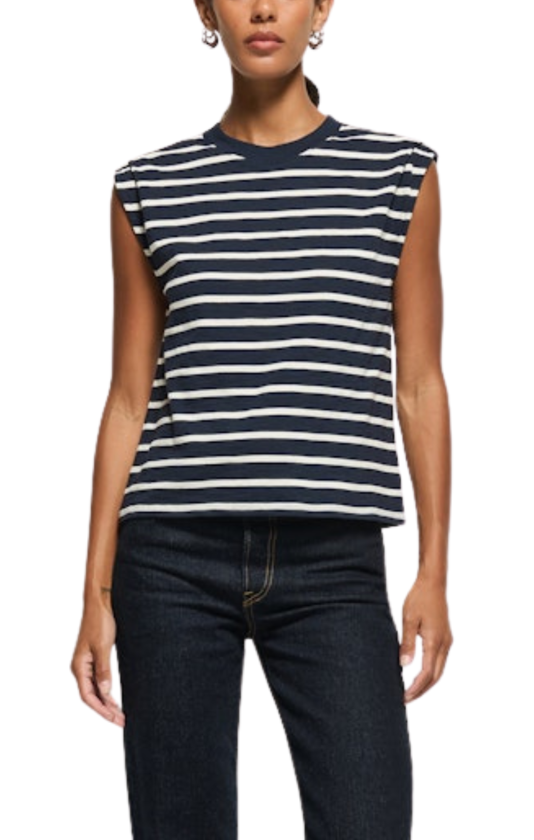 Marina Muscle Tee W/ Shoulder