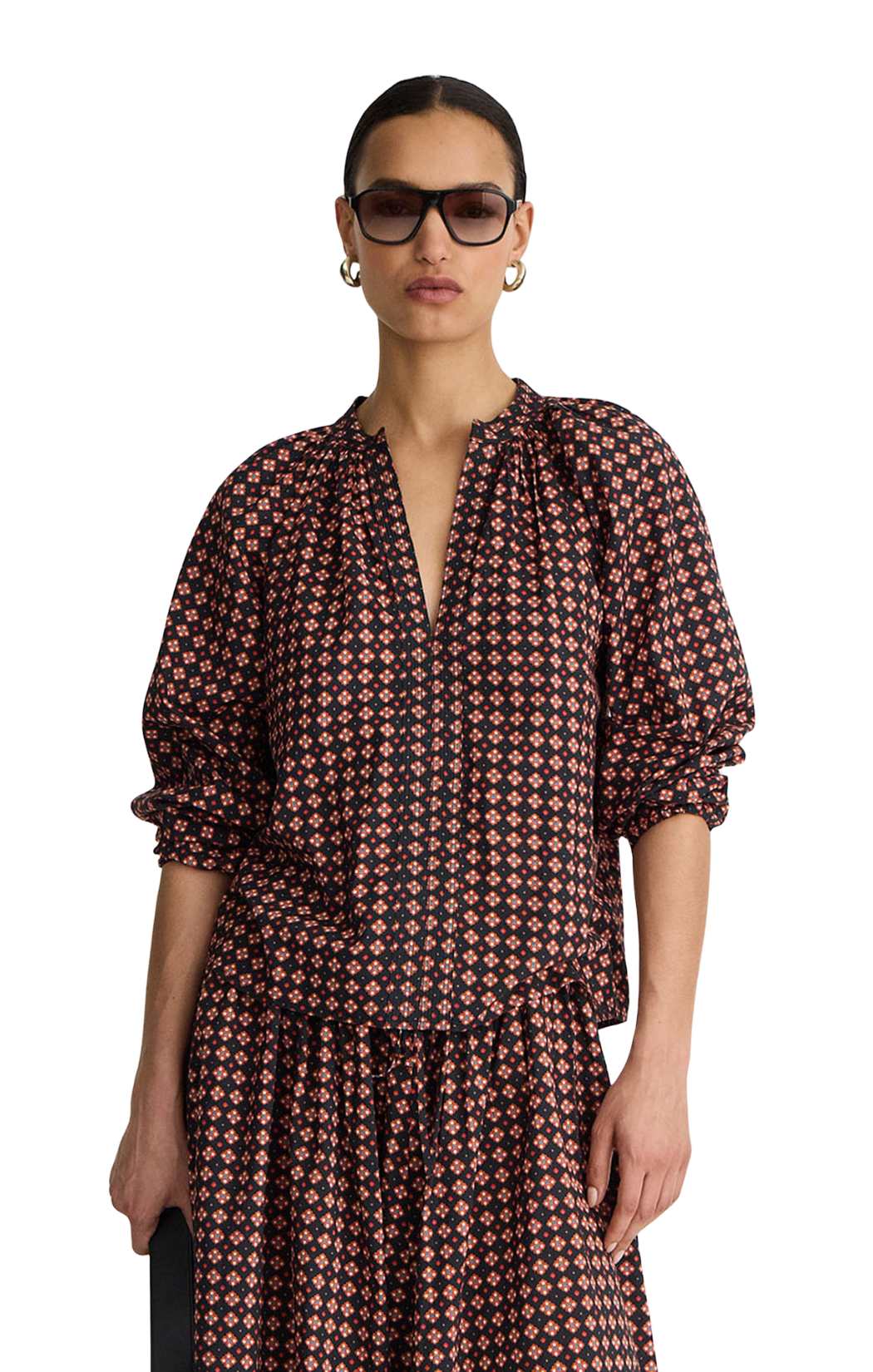 Ferooza Shirred Top
