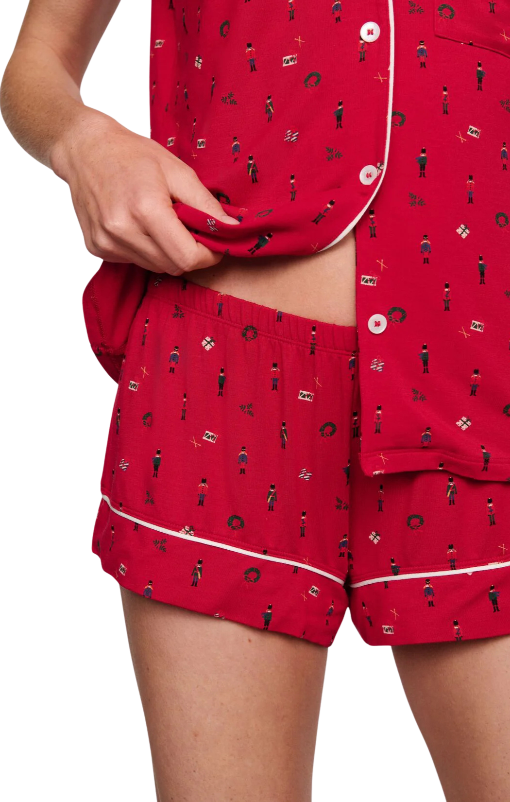 Gisele Printed Shortie PJ Set