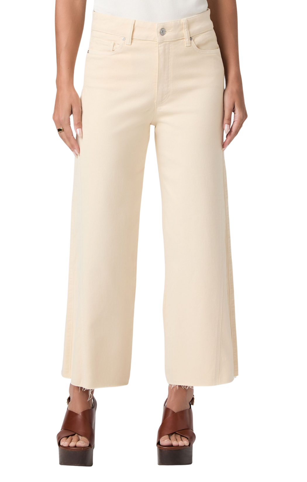 Anessa with Twisted Outseam Panel + Raw Hem