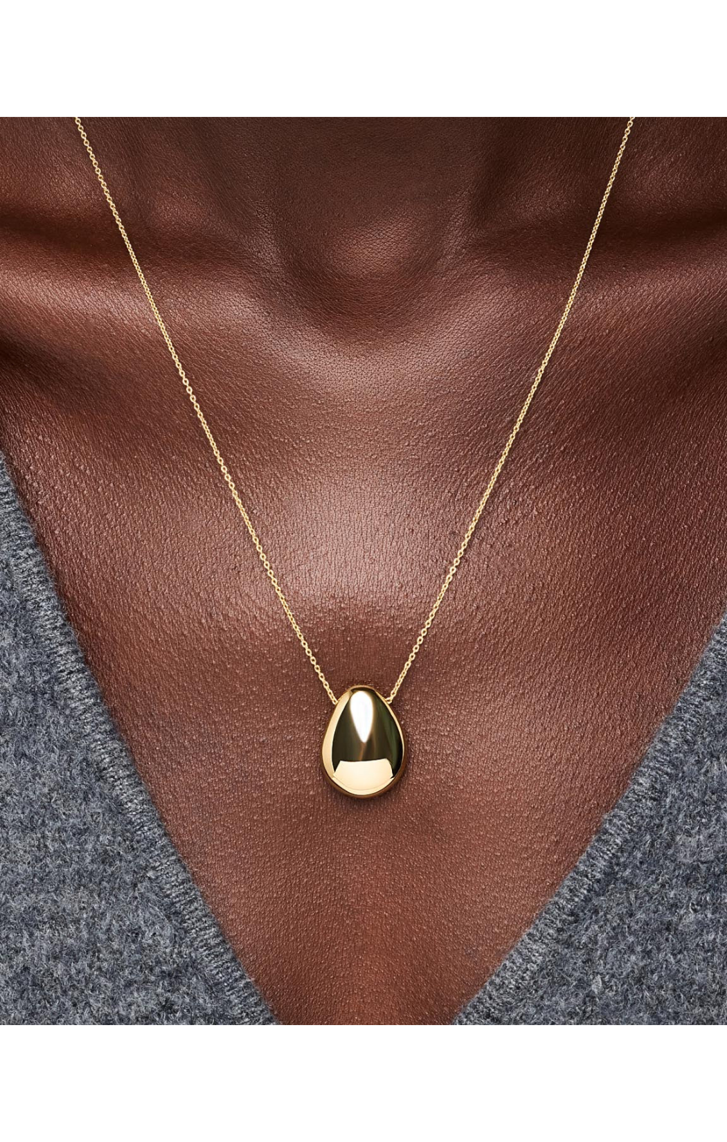 Pebble Pendant Necklace