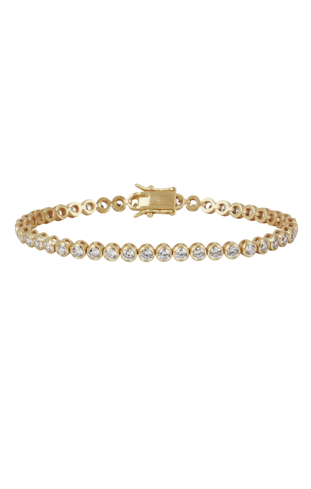 Bezel Tennis Bracelet