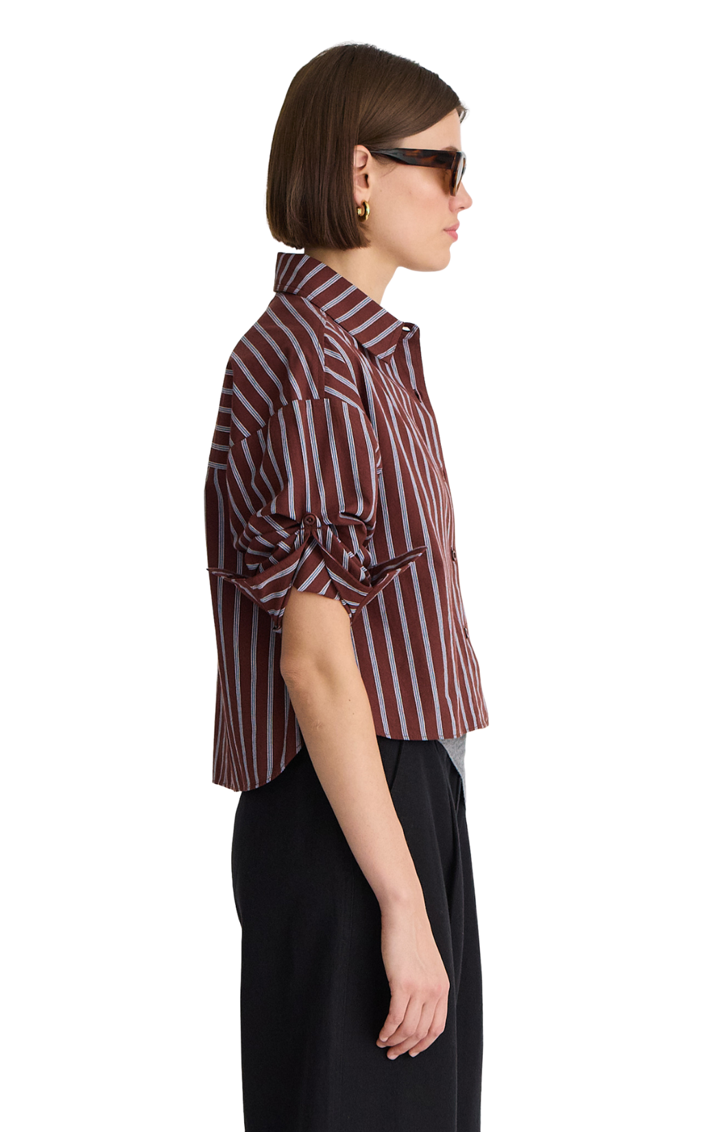 Cropped Isolde Button Down