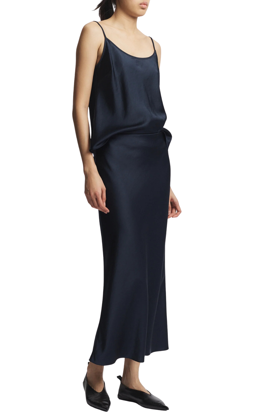 Talia Charmeuse Maxi Skirt