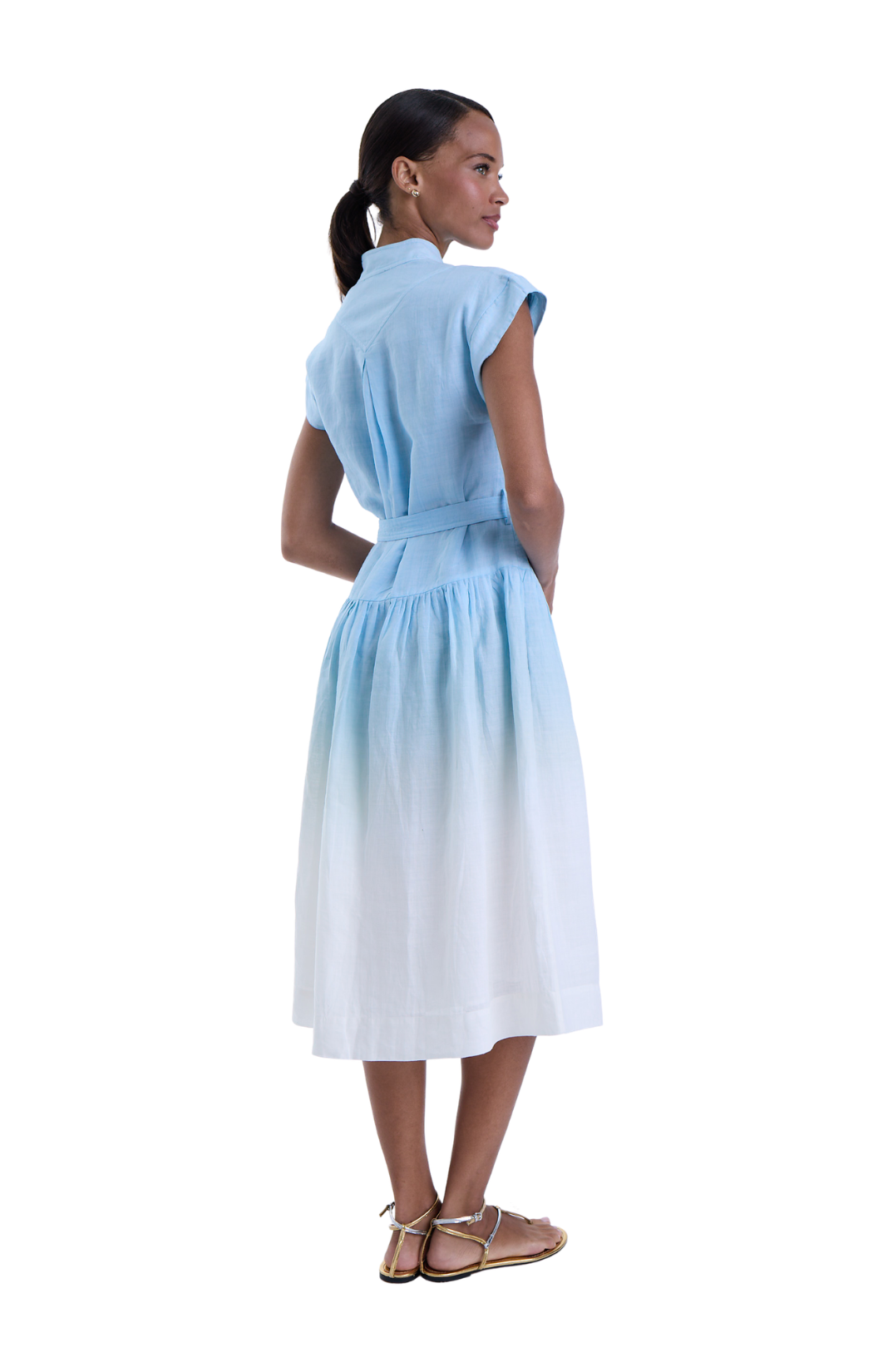 Zelie Ombre Midi Dress