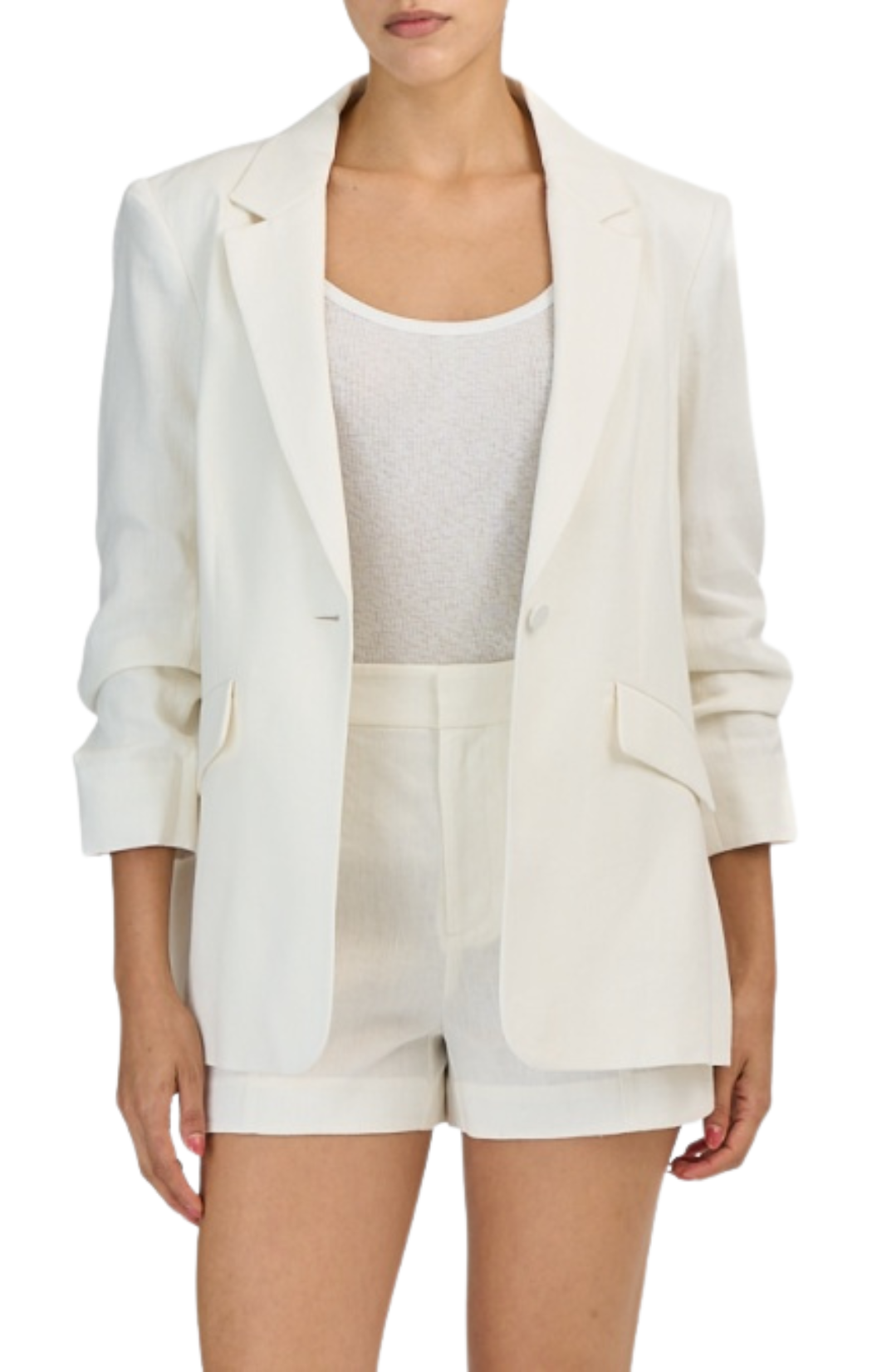 Linen Suiting Kylie Blazer